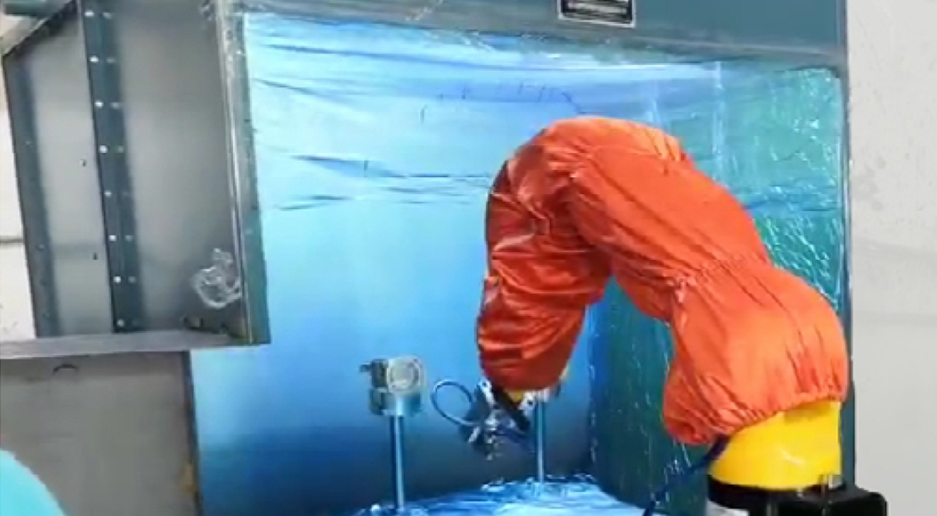 电机机盖水性漆喷涂